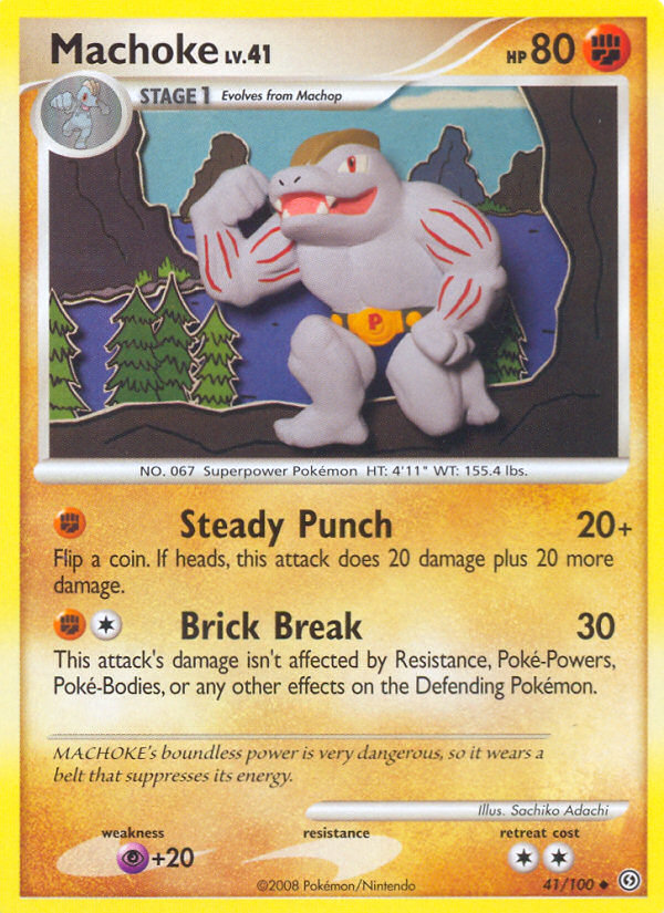 Machoke (41/100) [Diamond & Pearl: Stormfront] Pokémon