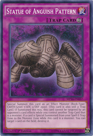 Statue of Anguish Pattern [MP16-EN037] Common Yu-Gi-Oh!