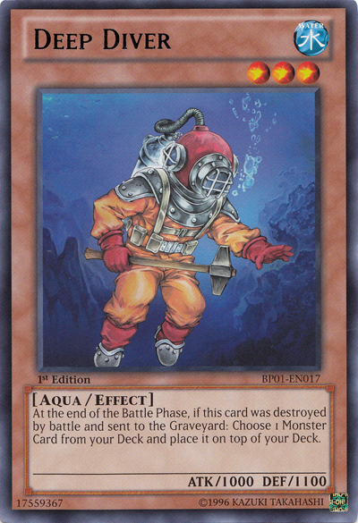 Deep Diver [BP01-EN017] Rare Yu-Gi-Oh!
