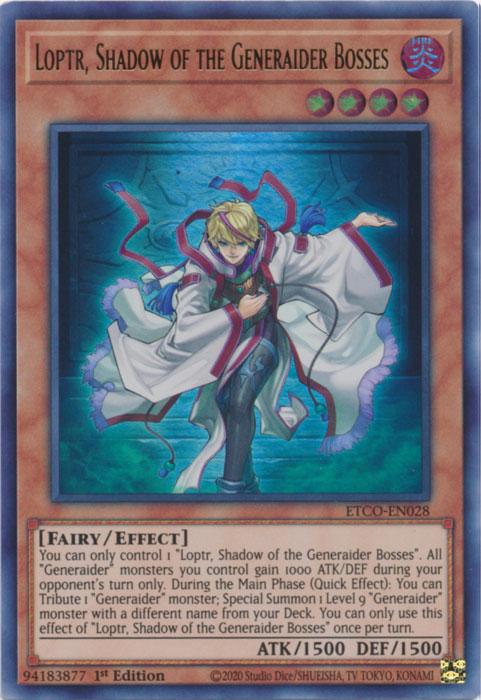 Loptr, Shadow of the Generaider Bosses [ETCO-EN028] Ultra Rare Yu-Gi-Oh!