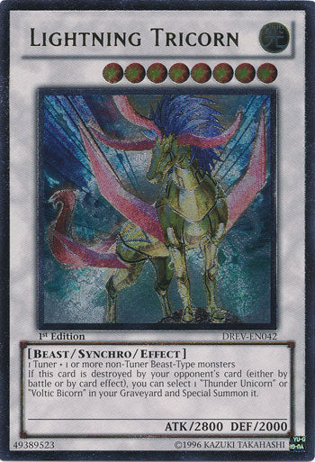 Lightning Tricorn [DREV-EN042] Ultimate Rare Yu-Gi-Oh!