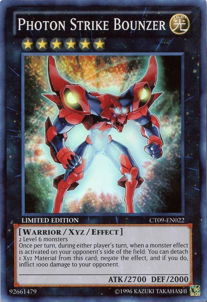 Photon Strike Bounzer [CT09-EN022] Super Rare Yu-Gi-Oh!