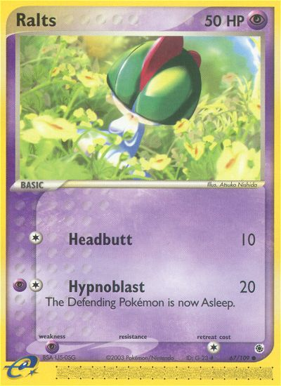 Ralts (67/109) [EX: Ruby & Sapphire] Pokémon
