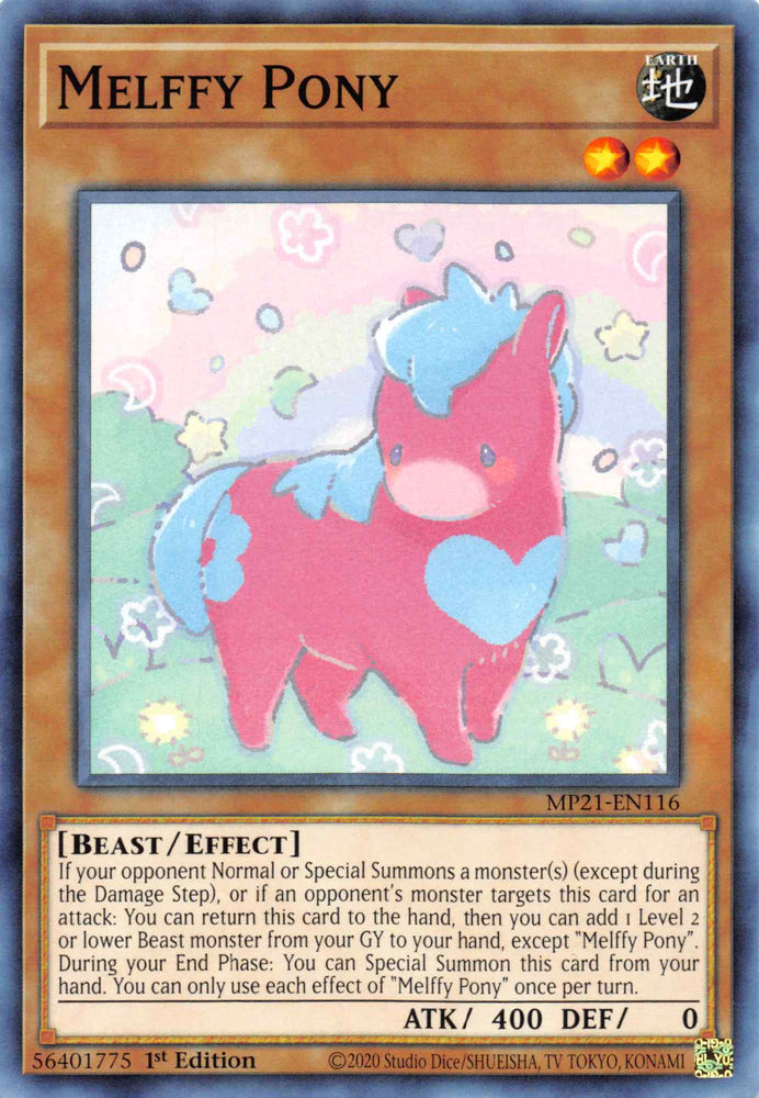 Melffy Pony [MP21-EN116] Common Yu-Gi-Oh!