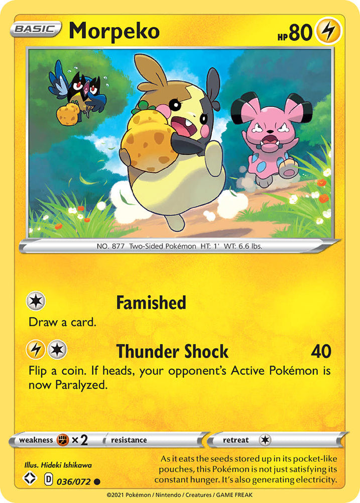 Morpeko (036/072) [Sword & Shield: Shining Fates] Pokémon