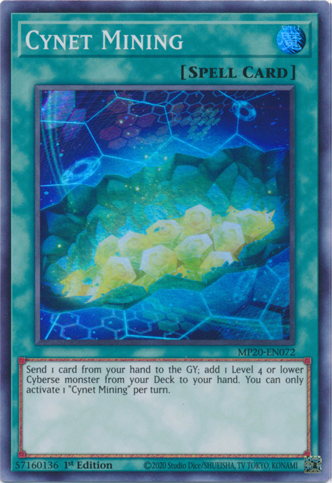 Cynet Mining [MP20-EN072] Super Rare Yu-Gi-Oh!