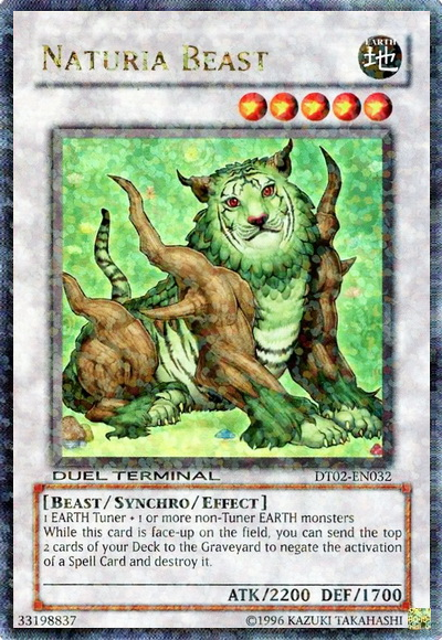 Naturia Beast [DT02-EN032] Ultra Rare Yu-Gi-Oh!