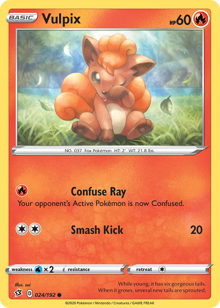 Vulpix (024/192) [Sword & Shield: Rebel Clash] Pokémon