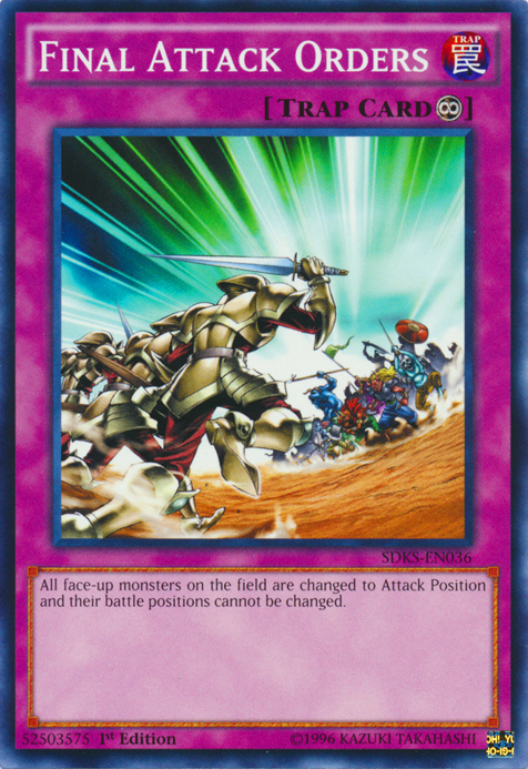 Final Attack Orders [SDKS-EN036] Common Yu-Gi-Oh!