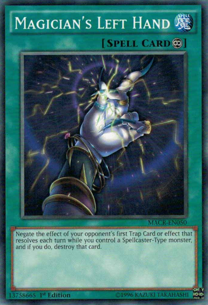 Magician's Left Hand [MACR-EN050] Common Yu-Gi-Oh!