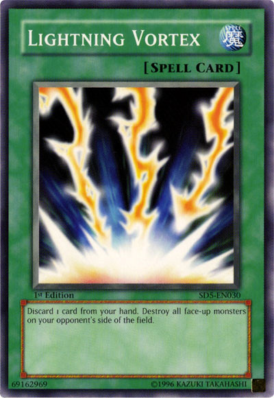 Lightning Vortex [SD5-EN030] Common Yu-Gi-Oh!