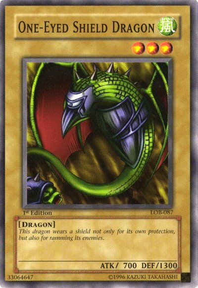 One-Eyed Shield Dragon [LOB-087] Common Yu-Gi-Oh!