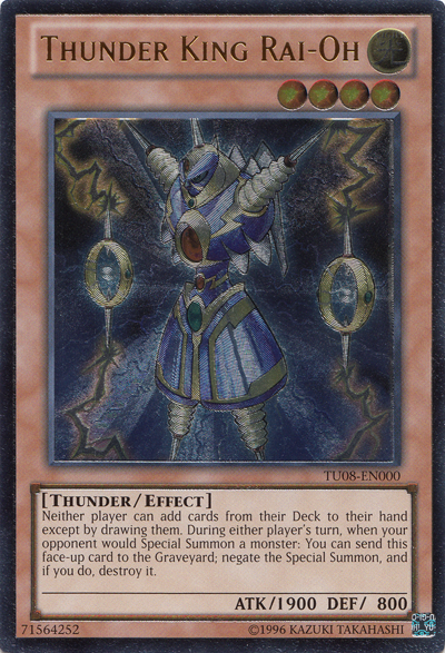 Thunder King Rai-Oh [TU08-EN000] Ultimate Rare Yu-Gi-Oh!