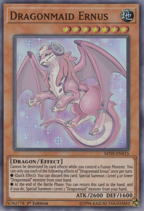 Dragonmaid Ernus [MYFI-EN015] Super Rare Yu-Gi-Oh!
