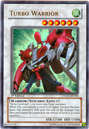 Turbo Warrior [CSOC-EN038] Ultra Rare Yu-Gi-Oh!