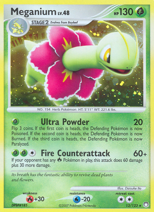 Meganium (13/123) [Diamond & Pearl: Mysterious Treasures] Pokémon