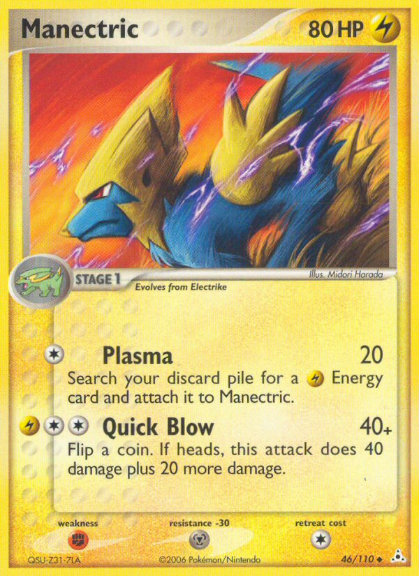 Manectric (46/110) [EX: Holon Phantoms] Pokémon