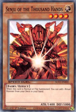 Senju of the Thousand Hands [SGX1-ENE02] Common Yu-Gi-Oh!
