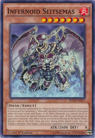 Infernoid Seitsemas [SECE-EN017] Common - Yugioh Cards For Your TCG Needs!