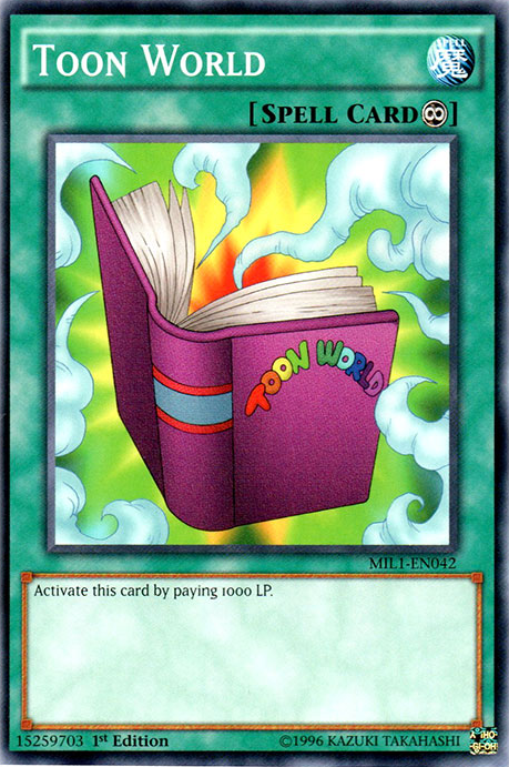Toon World [MIL1-EN042] Common Yu-Gi-Oh!