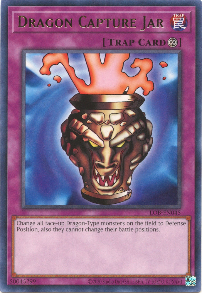 Dragon Capture Jar (25th Anniversary) [LOB-EN045] Rare Yu-Gi-Oh!