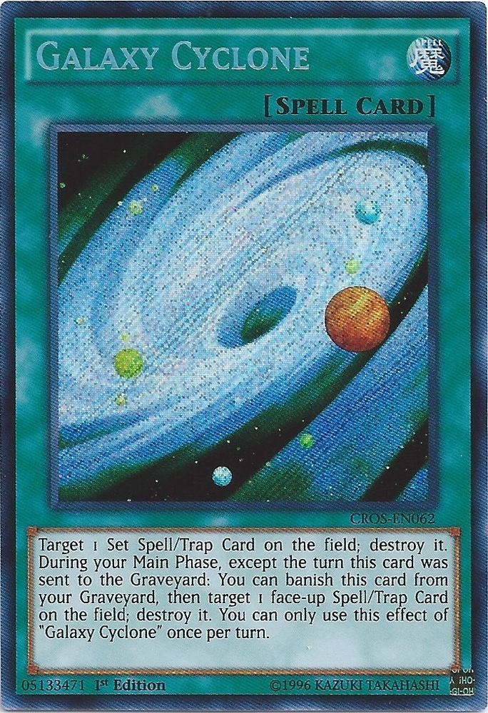 Galaxy Cyclone [CROS-EN062] Secret Rare Yu-Gi-Oh!