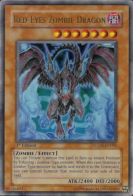 Red-Eyes Zombie Dragon [SDZW-EN001] Ultra Rare Yu-Gi-Oh!