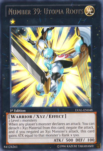 Number 39: Utopia Roots [LVAL-EN048] Rare Yu-Gi-Oh!