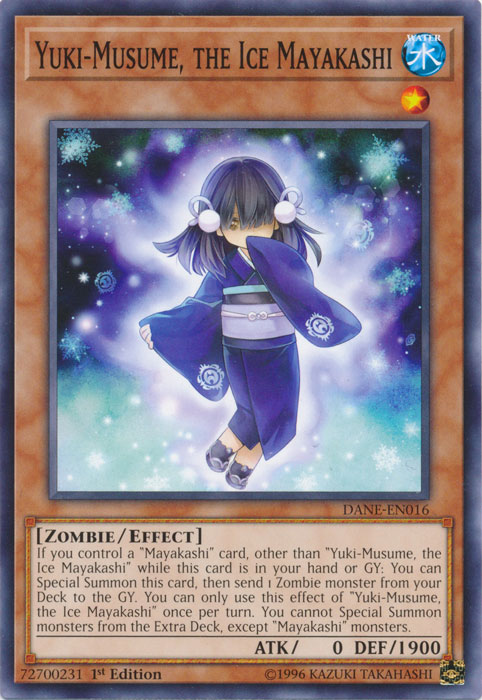 Yuki-Musume, the Ice Mayakashi [DANE-EN016] Common Yu-Gi-Oh!