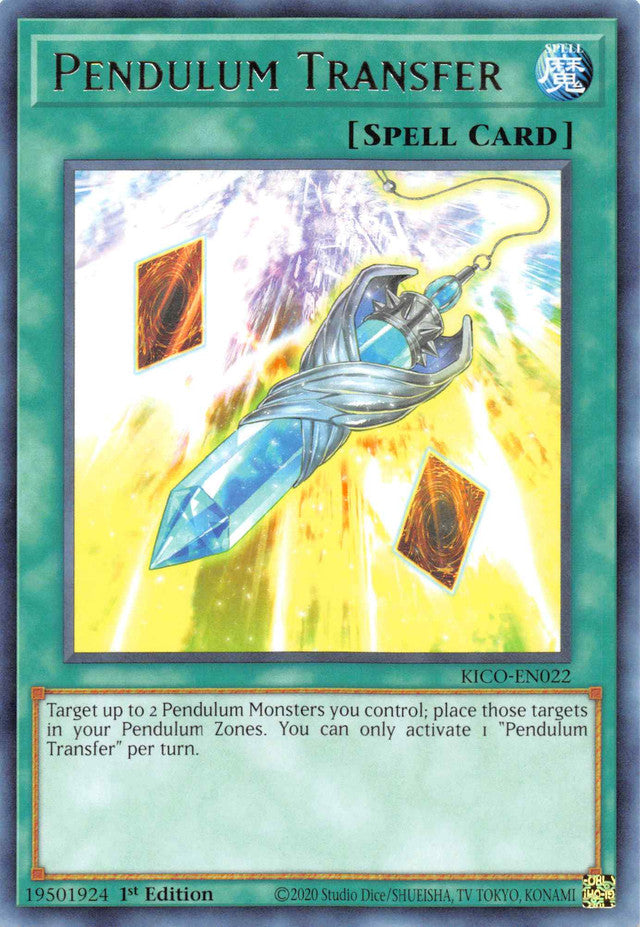 Pendulum Transfer (Rare) [KICO-EN022] Rare Yu-Gi-Oh!