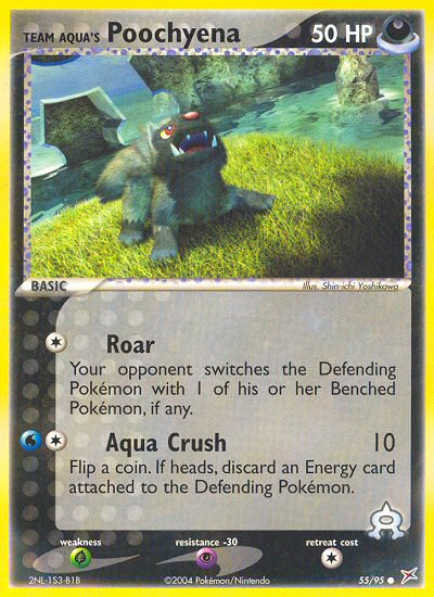 Team Aqua's Poochyena (55/95) [EX: Team Magma vs Team Aqua] Pokémon