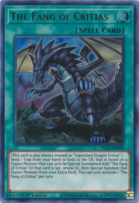 The Fang of Critias [DLCS-EN058] Ultra Rare Yu-Gi-Oh!