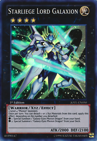 Starliege Lord Galaxion [JOTL-EN050] Super Rare Yu-Gi-Oh!