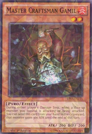 Master Craftsman Gamil [BP03-EN115] Shatterfoil Rare Yu-Gi-Oh!