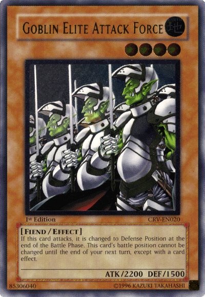 Goblin Elite Attack Force [CRV-EN020] Ultimate Rare Yu-Gi-Oh!
