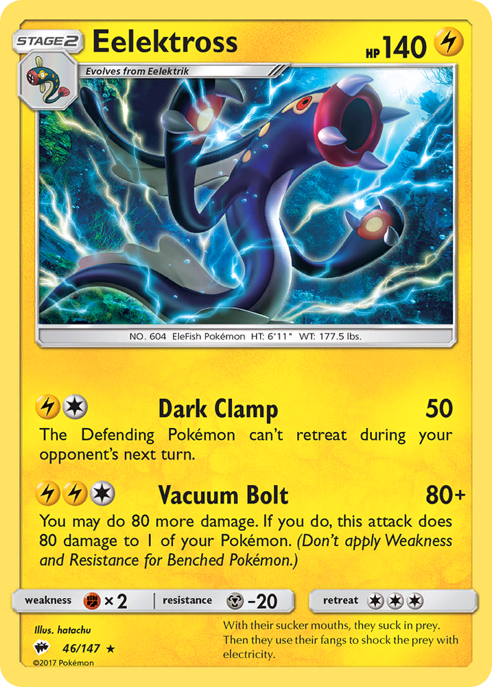 Eelektross (46/147) [Sun & Moon: Burning Shadows] Pokémon