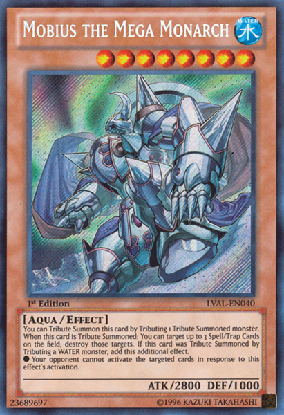 Mobius the Mega Monarch [LVAL-EN040] Secret Rare Yu-Gi-Oh!