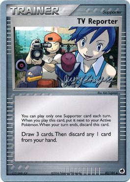 TV Reporter (82/101) (Rambolt - Jeremy Scharff-Kim) [World Championships 2007] Pokémon
