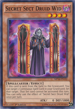 Secret Sect Druid Wid [MP14-EN132] Common Yu-Gi-Oh!