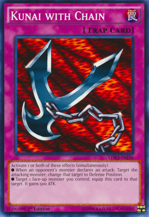 Kunai with Chain [LDK2-ENJ36] Common Yu-Gi-Oh!