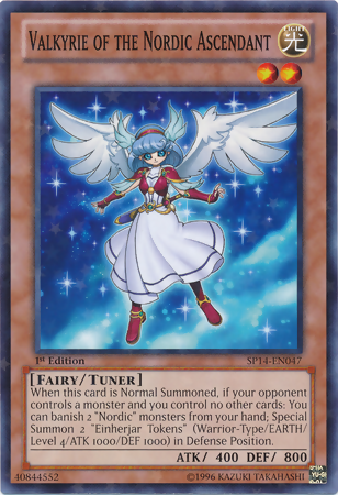 Valkyrie of the Nordic Ascendant [SP14-EN047] Starfoil Rare Yu-Gi-Oh!