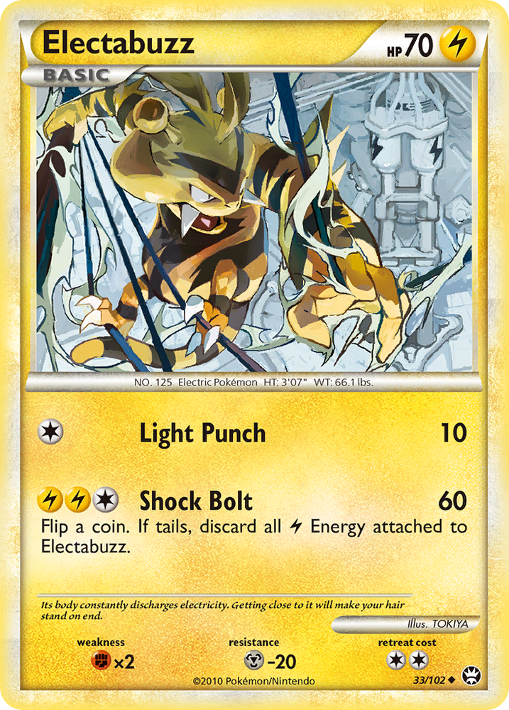 Electabuzz (33/102) [HeartGold & SoulSilver: Triumphant] Pokémon