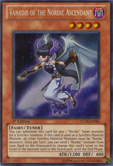 Vanadis of the Nordic Ascendant [STOR-EN081] Secret Rare Yu-Gi-Oh!
