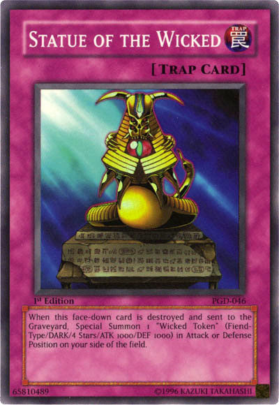 Statue of the Wicked [PGD-046] Super Rare Yu-Gi-Oh!