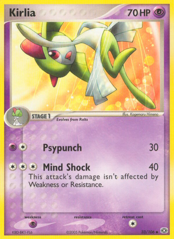 Kirlia (33/106) [EX: Emerald] Pokémon