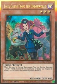 Tour Guide From the Underworld (Alternate Art) [MAGO-EN007] Gold Rare Yu-Gi-Oh!