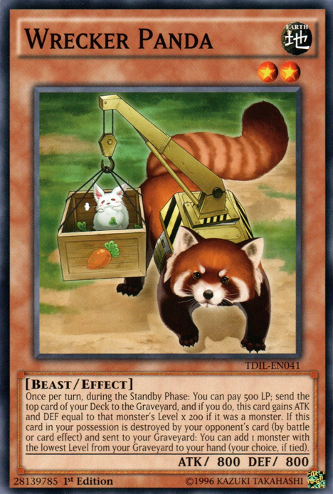 Wrecker Panda [TDIL-EN041] Common Yu-Gi-Oh!
