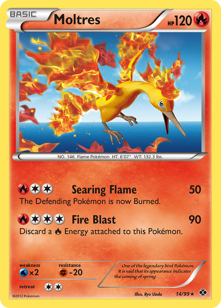 Moltres (14/99) [Black & White: Next Destinies] Pokémon