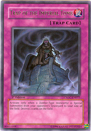 Trap of the Imperial Tomb [CSOC-EN077] Rare Yu-Gi-Oh!