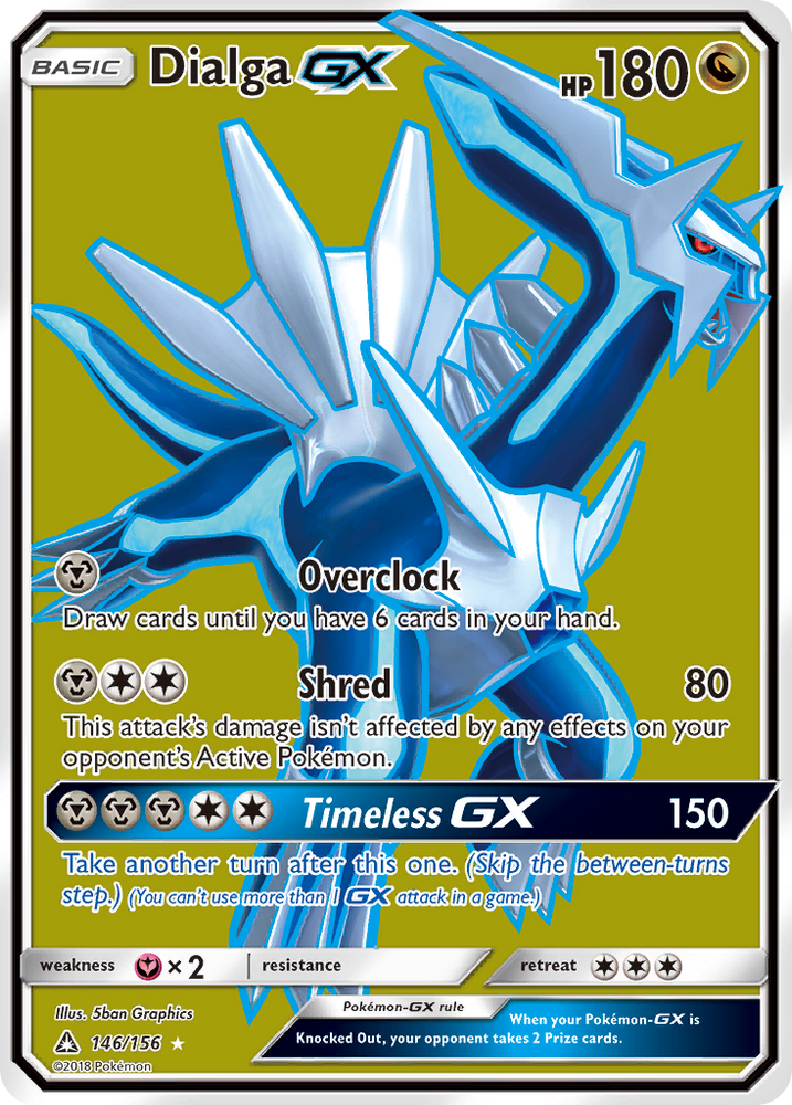 Dialga GX (146/156) [Sun & Moon: Ultra Prism] Pokémon